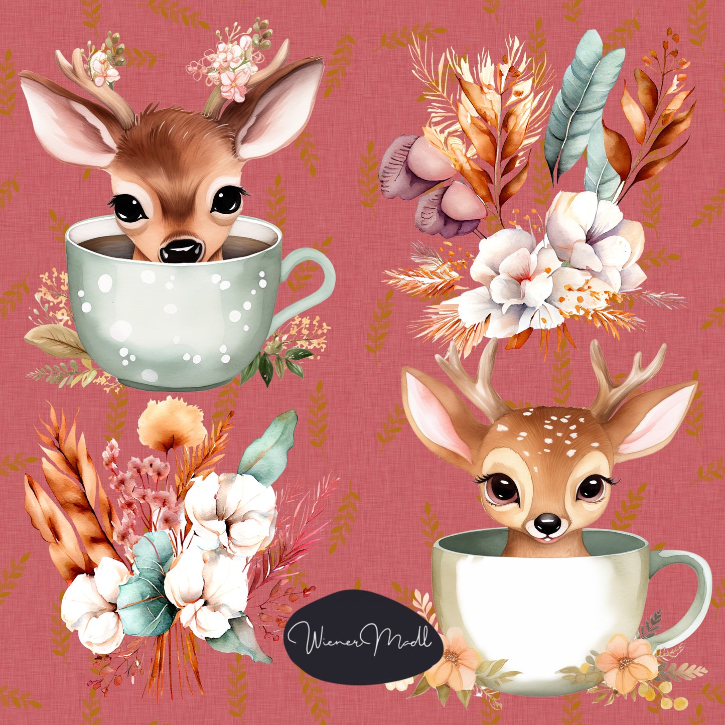 seamless repeat pattern - Oh deer!-non exclusive pattern