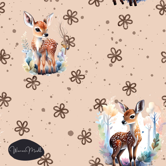 seamless repeat pattern - sweet fawn- exclusiv pattern
