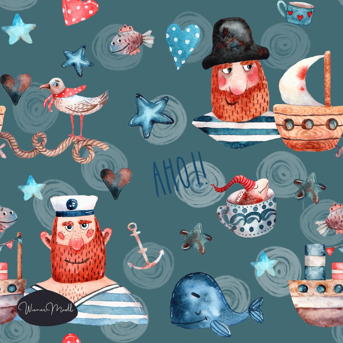 seamless repeat pattern - Ahoi- exclusiv pattern